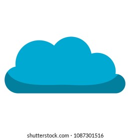 cloud weather isolated icon
