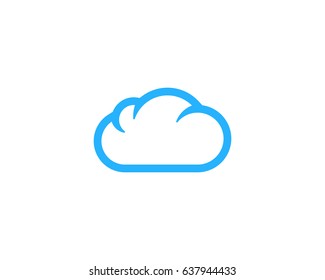 Cloud Weather Season Icon Logo Design Element