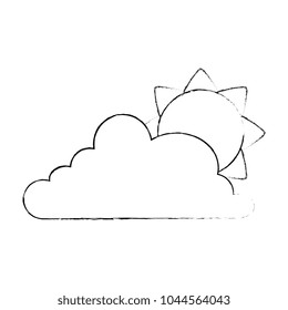 cloud weather with sun