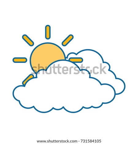 cloud weather with sun