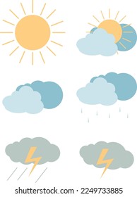 Nube, Tiempo, Sol, Día, Lluvia, Trueno