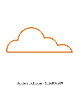Cloud weather symbol