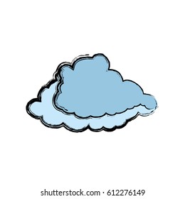 Cloud weather symbol