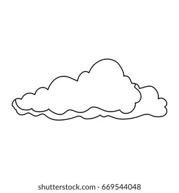 Cloud weather symbol