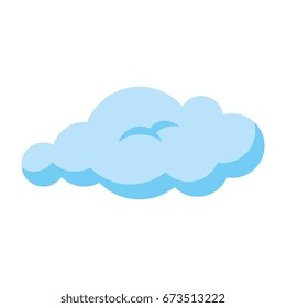 Cloud weather symbol