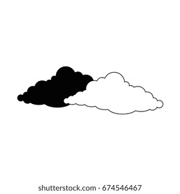Cloud weather symbol