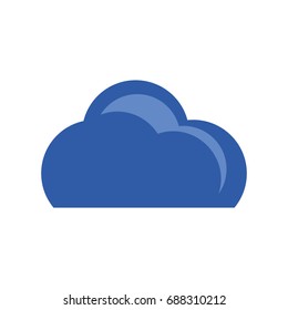 Cloud weather symbol