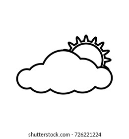 Cloud weather symbol