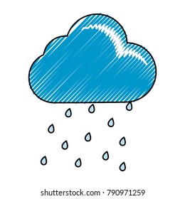 Cloud weather symbol cartoon
