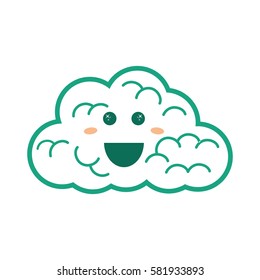 cloud weather symbol icon vector illustration graphic design