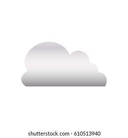 Cloud weather symbol icon vector illustration graphic design