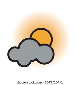 Cloud Weather Vector Icon design