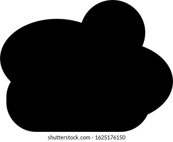 cloud web icons set. Simple vector symbols