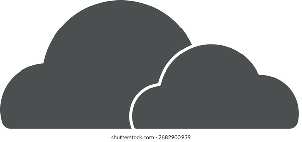 Illustration von Wolkenwitter-Vektorgrafiken 
