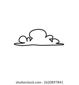 a cloud of white background