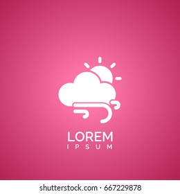 cloud and wind icon