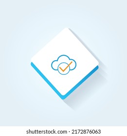 Cloud Workload Protection Icon Vector Design