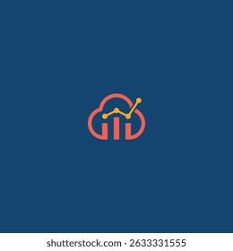 Cloudbased data graph symbol design