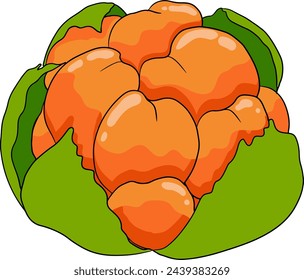 Vector de arándano, ilustración de color. Superalimentos orgánicos de bayas. Icono dibujado a mano para etiqueta, póster, diseño de embalaje