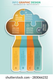 Cloud,Brochures A4 design,info graphic design,clean vector
