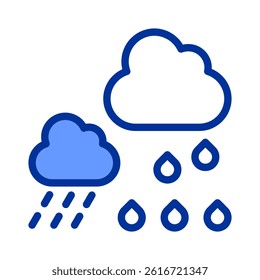 Cloudburst Icon Element For Design