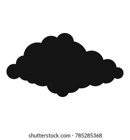 Cloudiness icon. Simple illustration of cloudiness vector icon for web
