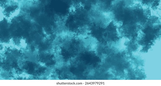 Cloud-Like Layers of Smoky Aqua and Blue Tones Blending with Gentle Motion

