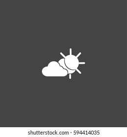 Cloudly icon illustration isolated vector sign symbol