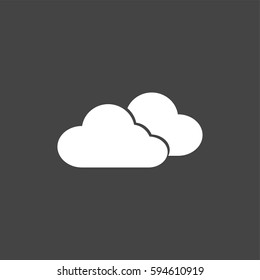 Cloudly icon illustration isolated vector sign symbol