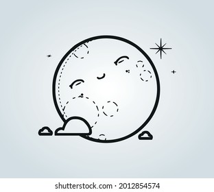 Clouds in abstract vector and illustration to demonstrate the weather in rain or sun