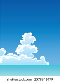 Clouds against a blue sky background