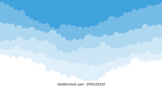 Clouds background vector design illustration