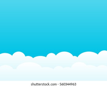 Clouds background vector isolated
