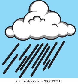 clouds  blue background.Can be used as Logo, Brands, Mascots, and Tatto