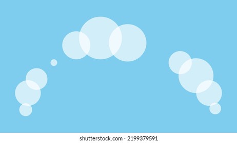 Clouds in the blue sky