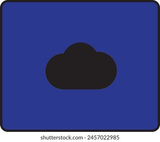 Clouds Design blue color eps format