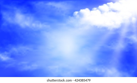 clouds during a sunny day