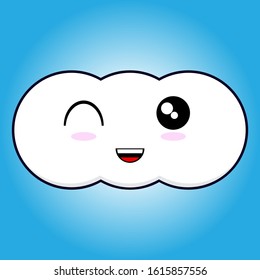 Clouds Eyes Flicker Funny And Happy