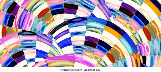 clouds geometric dynamic colorful web vector background