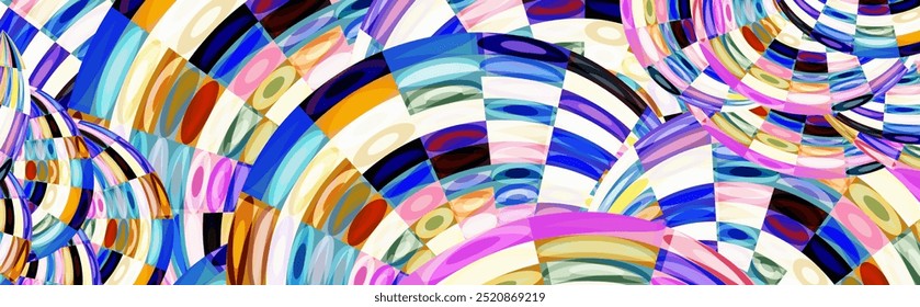 nuvens geométrico dinâmico colorido vetor web fundo