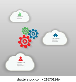 The clouds icon
