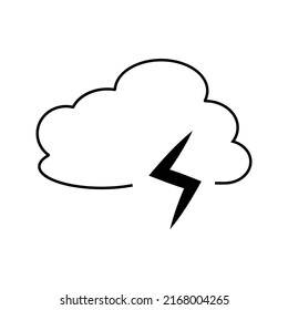 Clouds icon. cloud and meteorology concept. isolated on white background