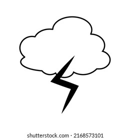 Clouds icon. cloud and meteorology concept. isolated on white background