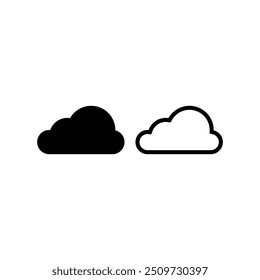 Clouds icon. cloud and meteorology concept