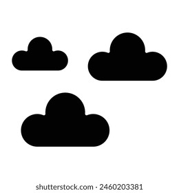 Clouds Icon Design For Personal And Commercial Use