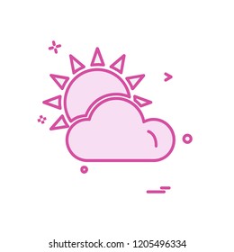 Clouds icon design vector