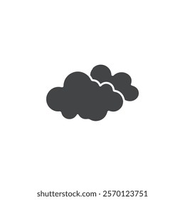 clouds icon Flat logo set collection