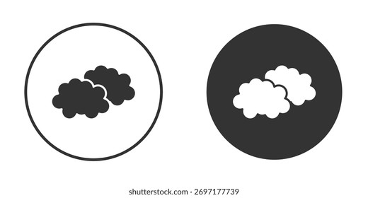 Ilustración de icono de nubes. Gráficos de Vector de píxeles - Vector.