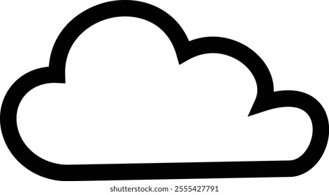 Clouds icon , isolated on a transparent background. Logo and sign. Cloud technologies. Simple modern design. Flat style vector, vector pictogram design template, used for mobile phone website ui.