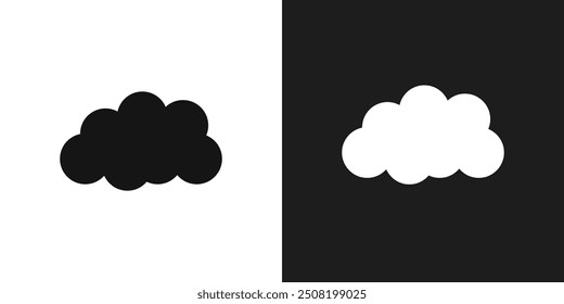 Clouds icon logo set vector